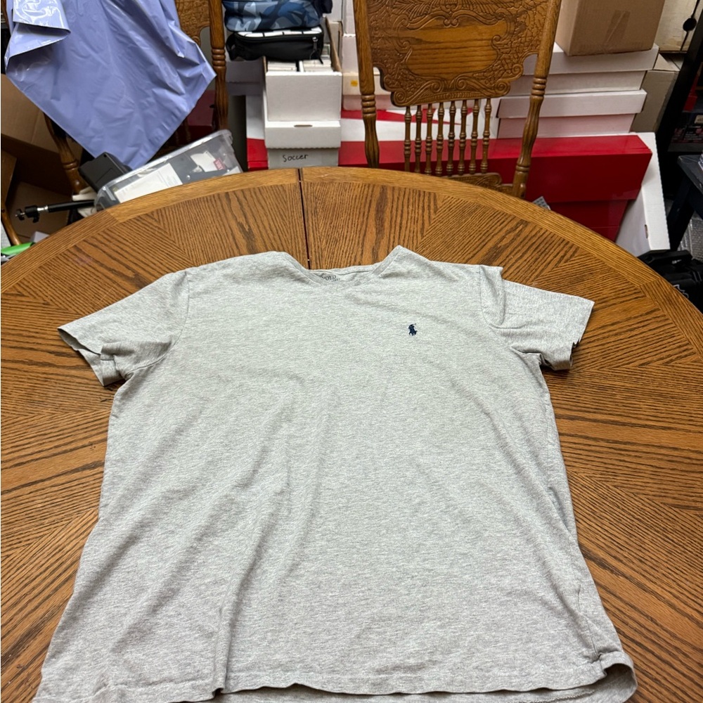 Polo by Ralph Lauren Light Gray Men's Tee